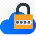 Proteccion De La Nube Seguridad De La Nube Bloqueo De La Nube Icono