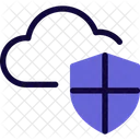 Proteccion En La Nube Seguridad En La Nube Computacion En La Nube Icono