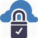 Proteccion De La Nube Nube Datos Icono