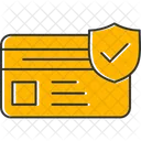 Proteccion De Tarjetas Antirrobo Seguridad Icono