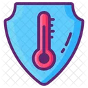 Protección térmica  Icono