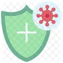 Protección contra el virus  Icono