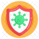 Protección contra el virus  Icono