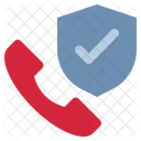 Protect Shield Telephone Icon