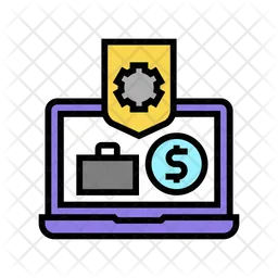 Protect Business Laptop  Icon