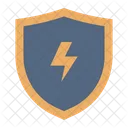 Protect Electric Shield Electric Icon