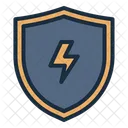 Protect Electric Shield Electric Icon