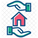 Protect Home Insurance Property Icon