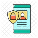 Protect personal information  Icon