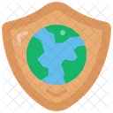 Protect The Planet Shield Eco Icon