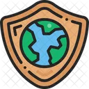 Protect The Planet Shield Eco Icon