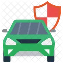Protected Car Secured Car Security Shield Icon