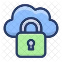 Protected Cloud Hosting Secure Cloud Cloud Computing Icon