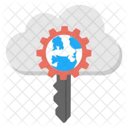 Protected Cloud Storage  Icon