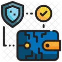 Protected Digital Wallet  Icon