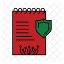 Protected Document File Lock Symbol