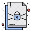 Document Lock Protection Icon