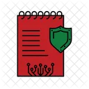 Protected Document File Lock Icône