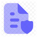 Protected File Secure File Protected Document Icon