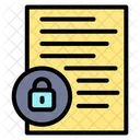 Protected File Document File Icon