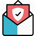 Protected Mailv Protected Mail Encrypted Letter Icon