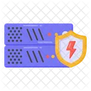 Server Protection Protected Server Server Security Icon