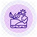 Protecting Nature Line Icon Icon