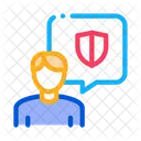 Protecting Thought Thought Protecting Body Protecting Icon