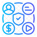 Protection Network Security Icon