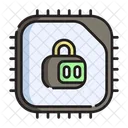 Chip Computer Security Icon