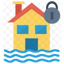 Protection Lock House Icon