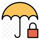 Umbrella Lock Protection Icon