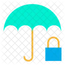 Umbrella Lock Protection Icon