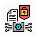 Electronic Documents Protection Icon
