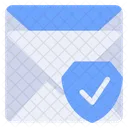 Protection Mail Secure Icon