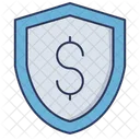 Protection Shield Cash Icon