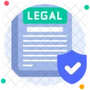 보호 법률 문서 아이콘