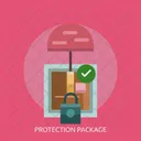 Protection Package Padlock Icon