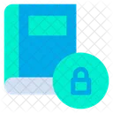 Book Protection Lock Icon