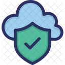 Cloud Protection Securite Icon