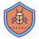 Bouclier De Protection Contre Les Virus Protection Contre Les Virus Protection Contre Les Bugs Icône