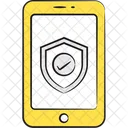 Protection Du Telephone Securite Mobile Securite Du Telephone Icon