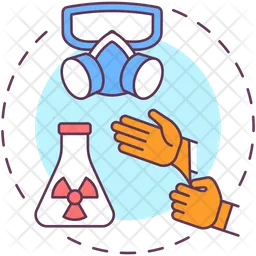 Protection from toxic chemicals  Icon