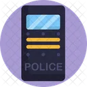 Protest Police Protection Gear Icon