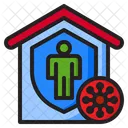 Workhome Virus Covid Icon