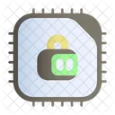 Chip Computer Security Icon