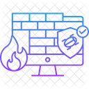 Cyber Crimes Cyber Security Protection Icon