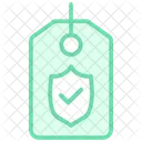 Protection Label Duotone Line Icon Icon