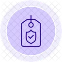 Protection Label Line Icon Icon