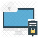 Protection Du Reseau Cloud Computing Securite Mobile Icône